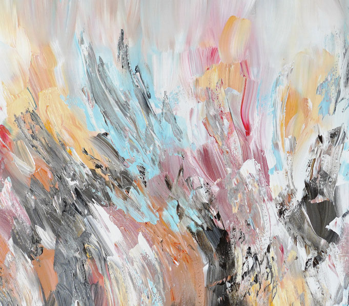 Detail of the abstract artwork by artist Peter Nottrott