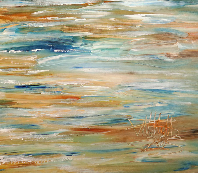 deatil of the artwork Seascape Breaking Waves XL 7 of the artist Peter Nottrott