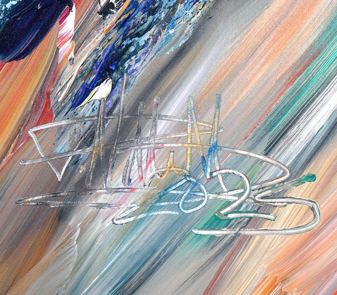 signature of the artist Peter Nottrott and year of creation