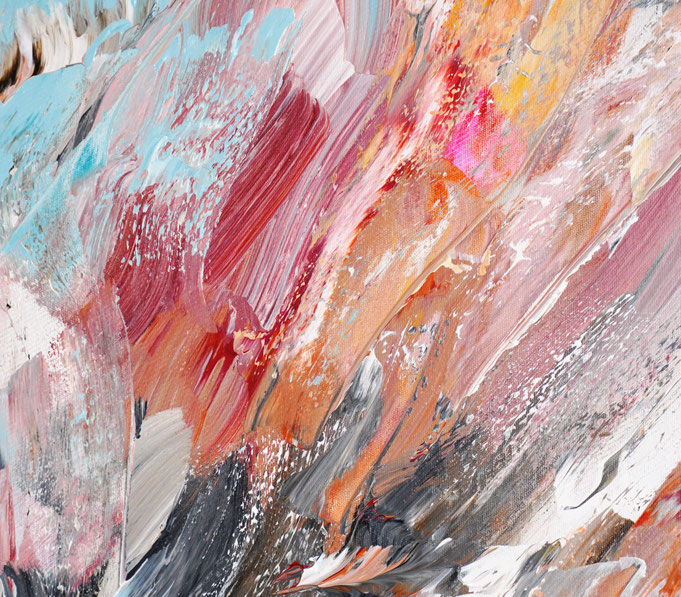 Detail of the abstract artwork by artist Peter Nottrott