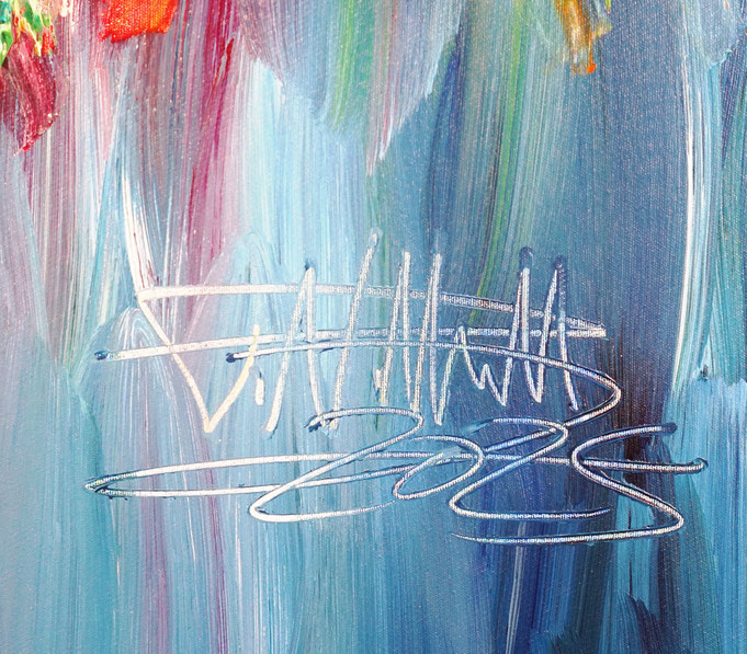 Signature of the artist Peter Nottrott and year of creation
