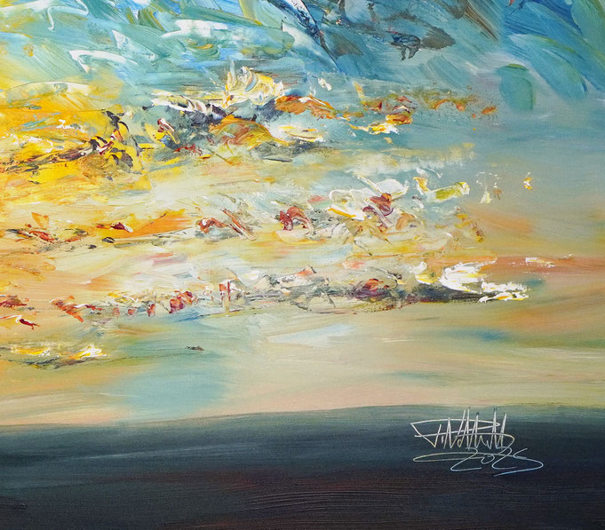 detail of the flower artwork of the artist Peter Nottrott