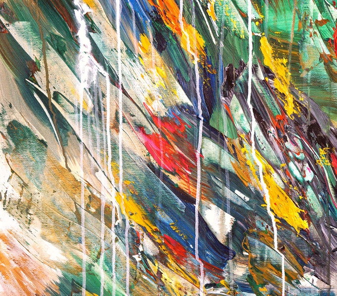 detail of the flower artwork of the artist Peter Nottrott