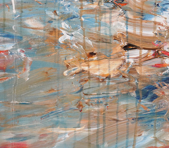 detail of the large sailing painting