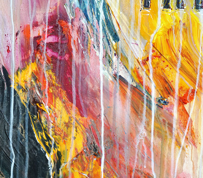 Detail of the abstract artwork by artist Peter Nottrott