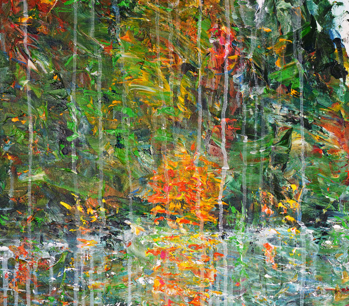 detail of the flower artwork of the artist Peter Nottrott