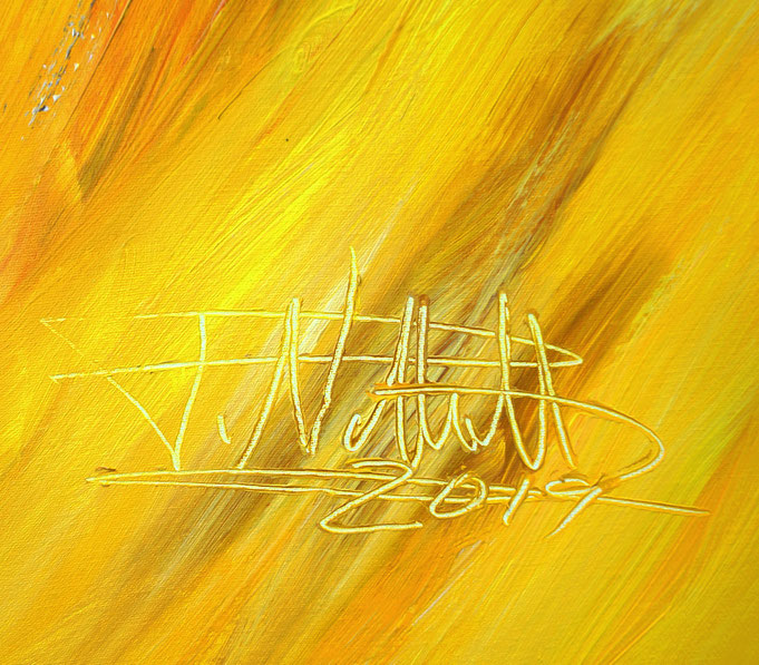 signature of the artist Peter Nottrott and year of creation