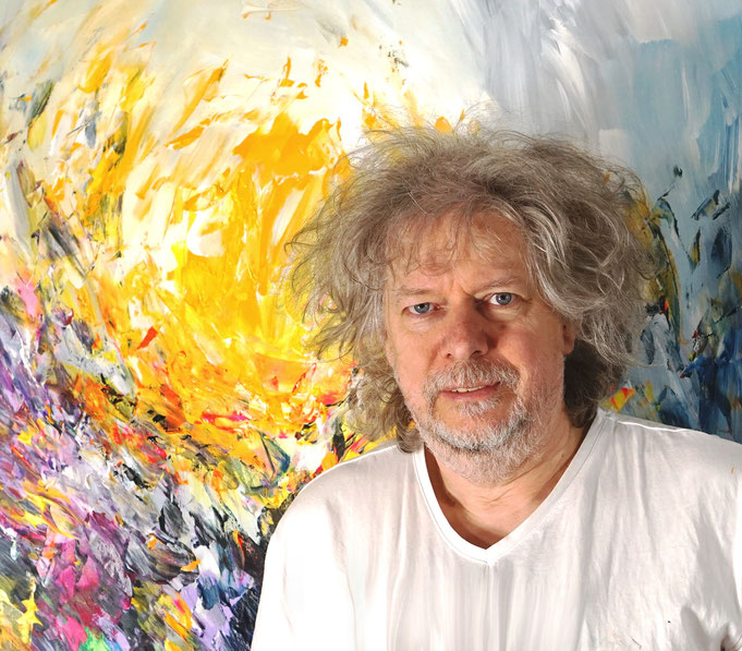 ..just finished painting: Peter Nottrott with Energy Cloud XL 5