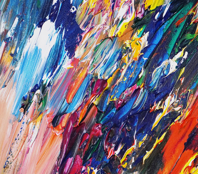 Detail of the abstract artwork by artist Peter Nottrott