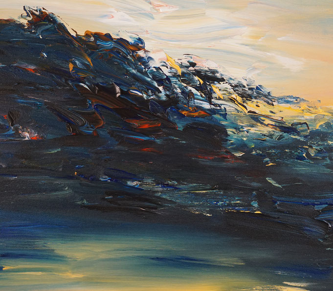 Detail of painting Seaside Impression S 1