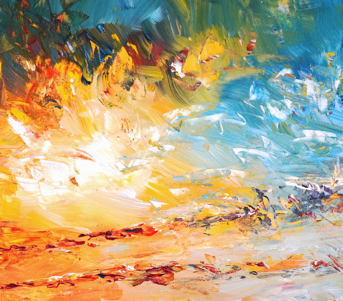 detail of the flower artwork of the artist Peter Nottrott