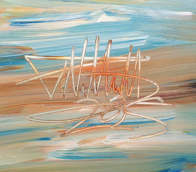 signature of the artist Peter Nottrott 