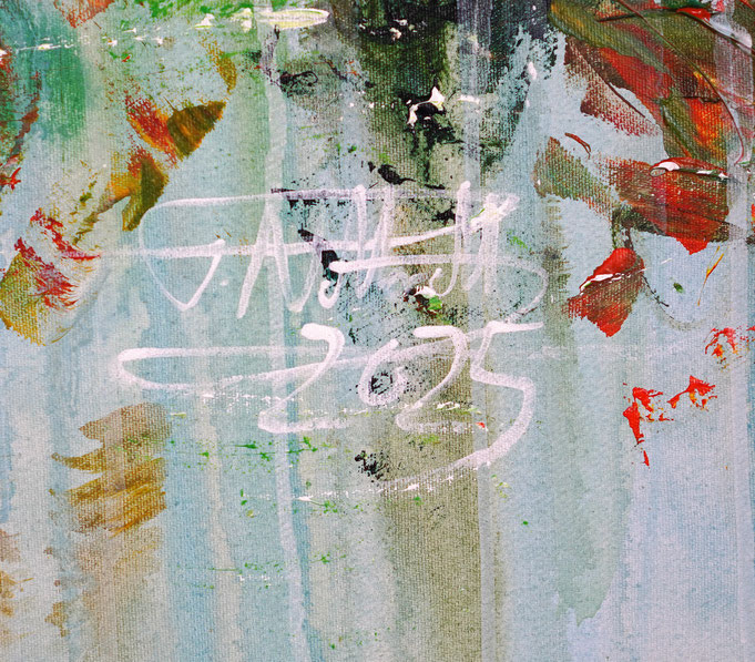 signature of the artist Peter Nottrott and year of creation