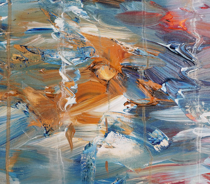 detail of the large sailing painting