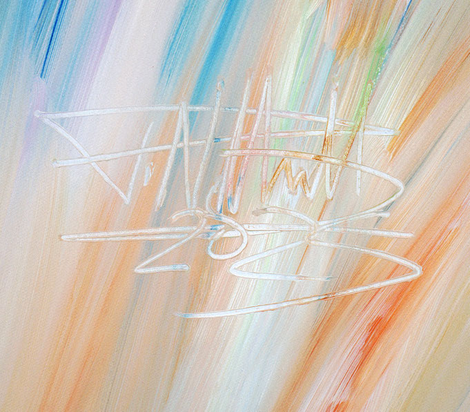 Signature of the artist Peter Nottrott and year of creation