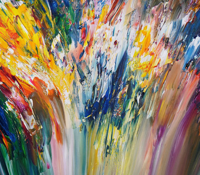 Detail of the abstract artwork by artist Peter Nottrott