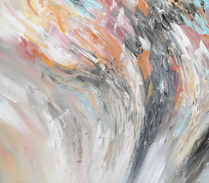 Detail of the abstract artwork by artist Peter Nottrott