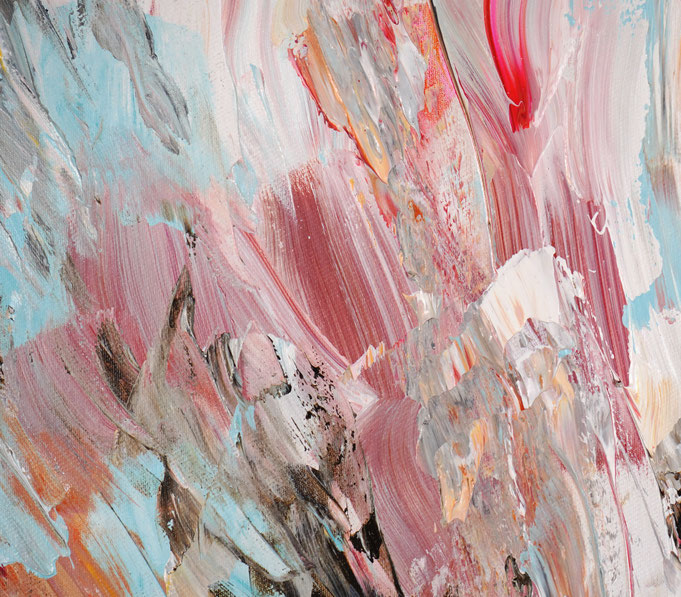 Detail of the abstract artwork by artist Peter Nottrott
