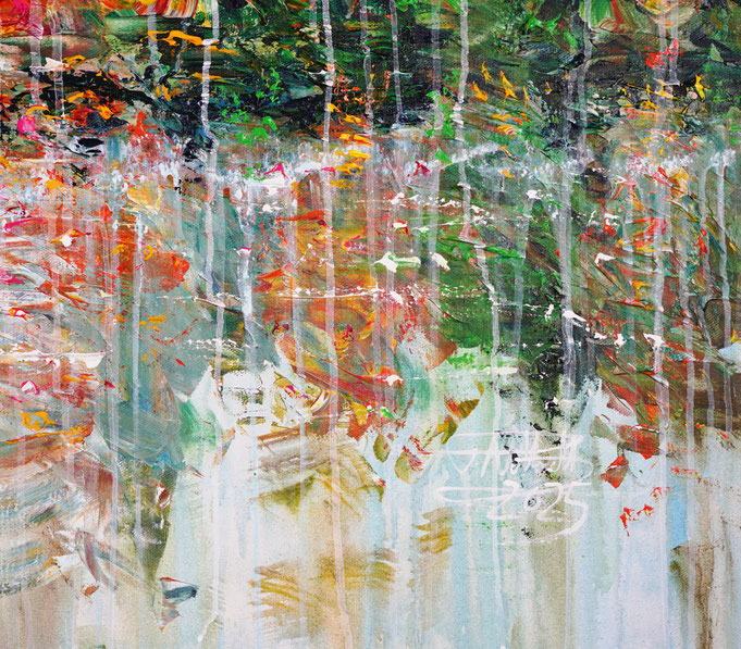 detail of the flower artwork of the artist Peter Nottrott