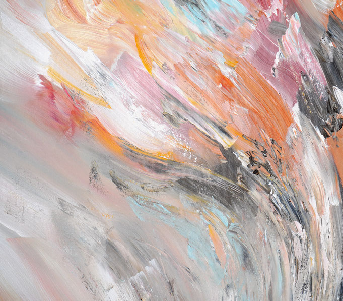 Detail of the abstract artwork by artist Peter Nottrott