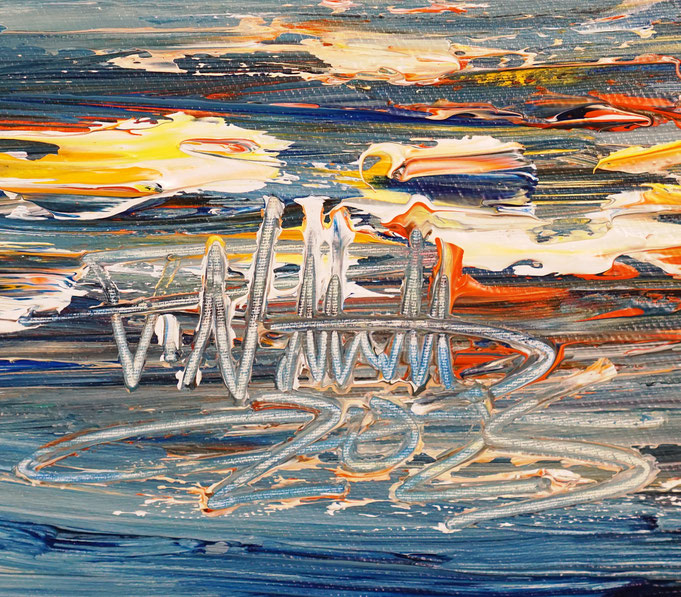 bottom right on the artwork: signature of the artist Peter Nottrott and year of creation: 2025