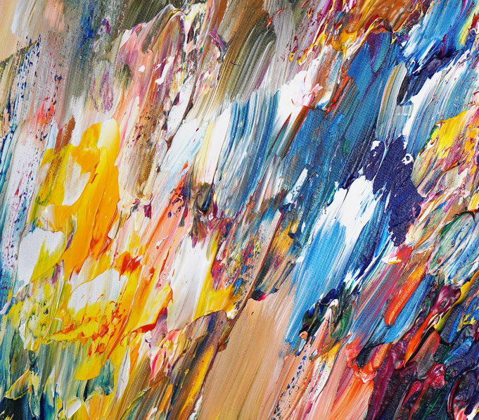 Detail of the abstract artwork by artist Peter Nottrott