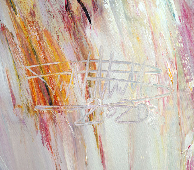 Signature of the artist Peter Nottrott and year of creation: 2020