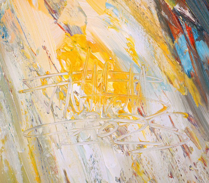 Signature of the artist Peter Nottrott and year of creation