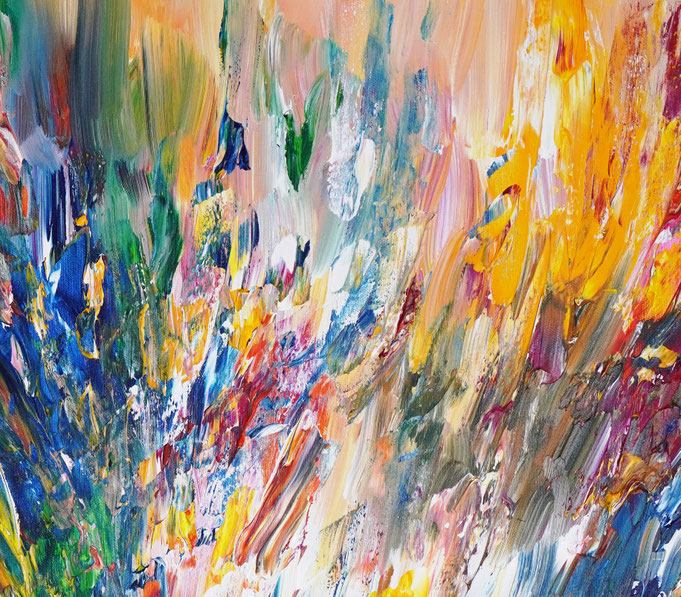 Detail of the abstract artwork by artist Peter Nottrott