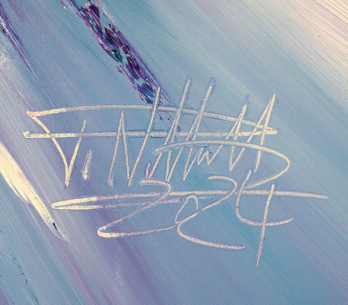 Signature of the artist Peter Nottrott and year of creation