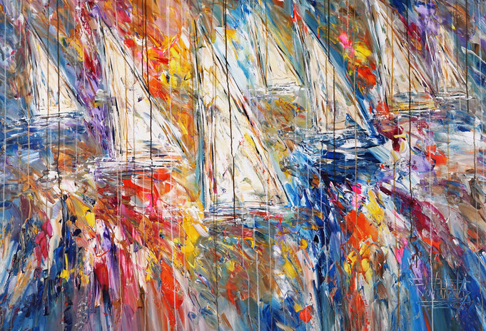 sailing painting