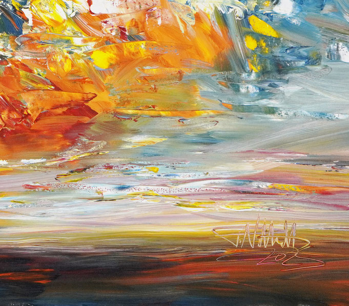 detail of the flower artwork of the artist Peter Nottrott