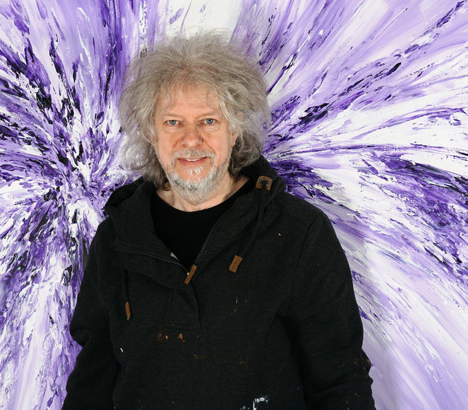 .. just finsihed painting: Peter with Violet Energy L 1