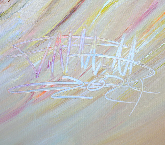 signature of the artist Peter Nottrott and year of creation