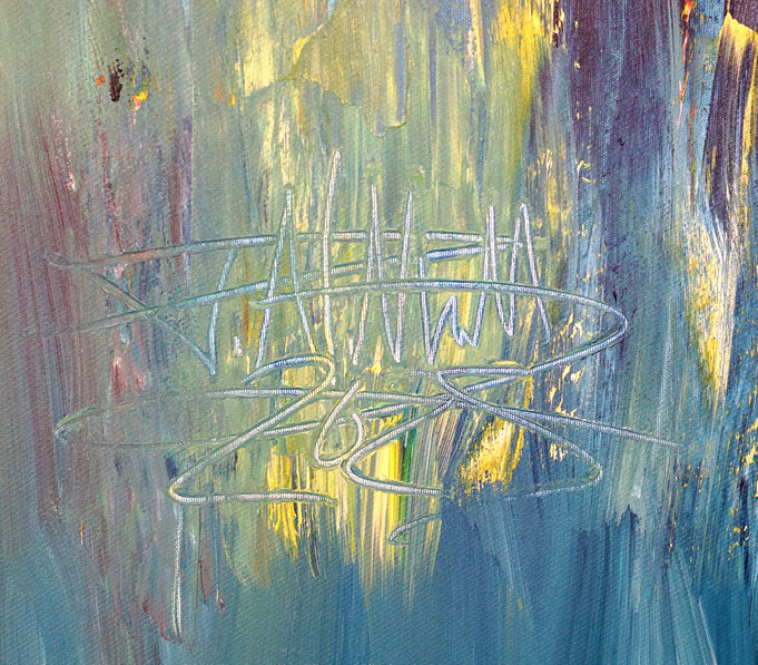 signature of the artist Peter Nottrott and year of creation: 2025