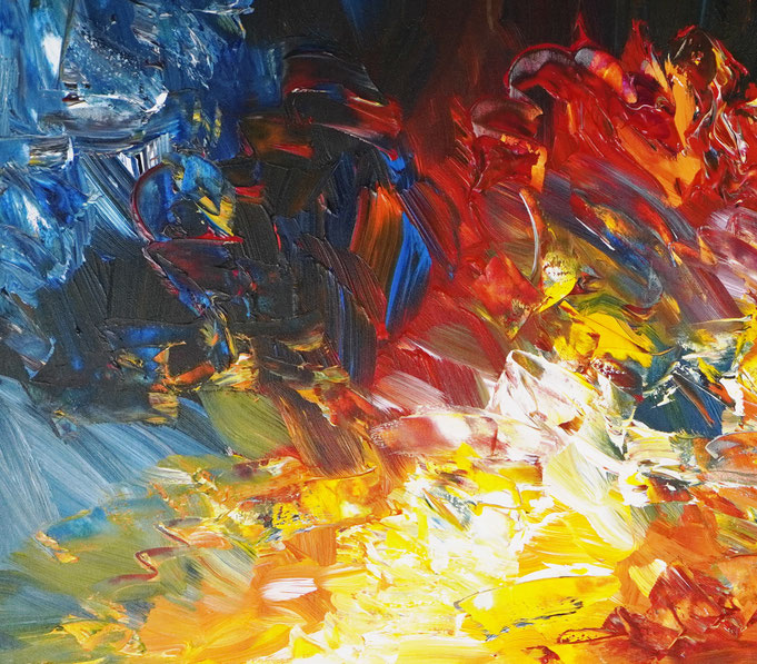 detail of the flower artwork of the artist Peter Nottrott