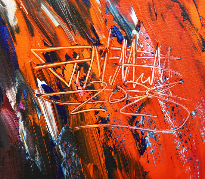 signature of the artist Peter Nottrott and year of creation
