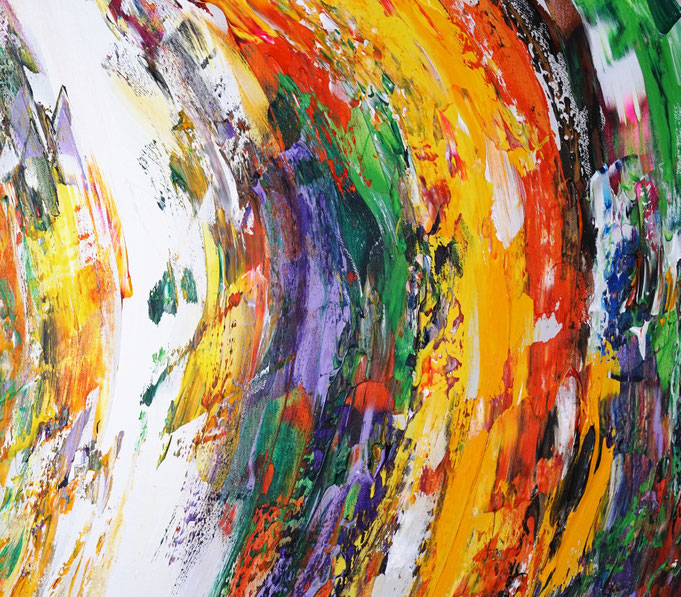 detail of the oversized abstract artwork by the artist Peter Nottrott for sale