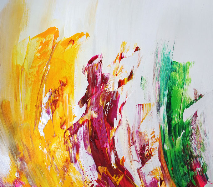 detail of the oversized abstract artwork by the artist Peter Nottrott for sale