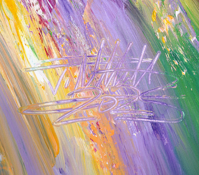 Signature of the artist Peter Nottrott and year of creation