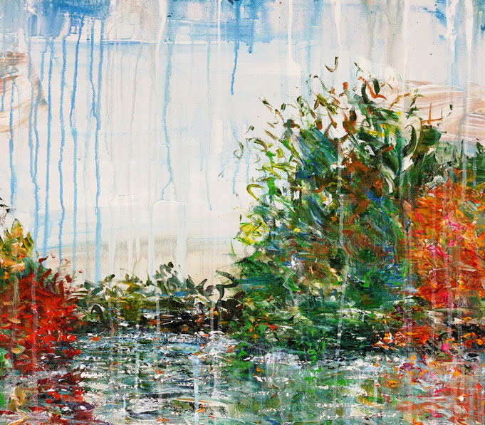 detail of the flower artwork of the artist Peter Nottrott