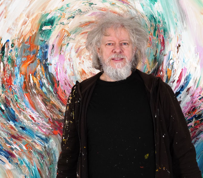 ..just finished painting: Peter with Great Nature XL 1
