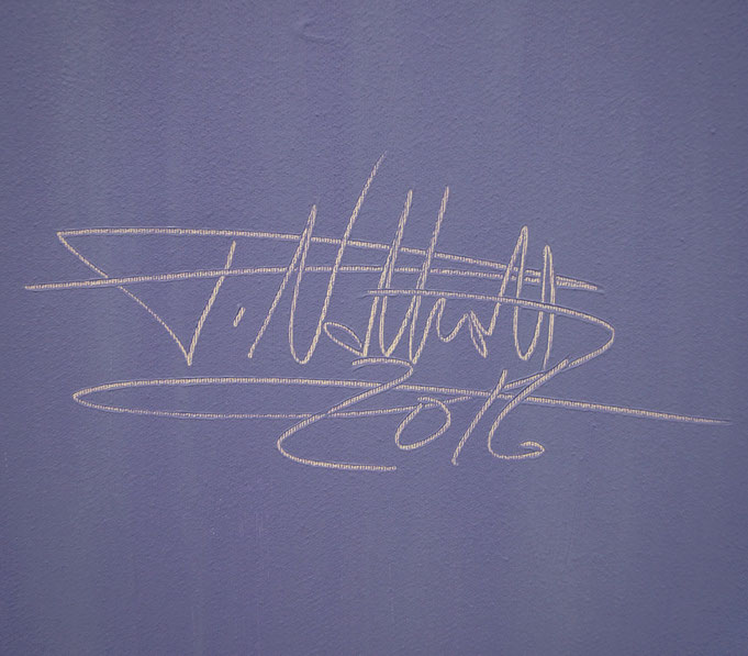 signature of the artist Peter Nottrott and year of creation: 2016