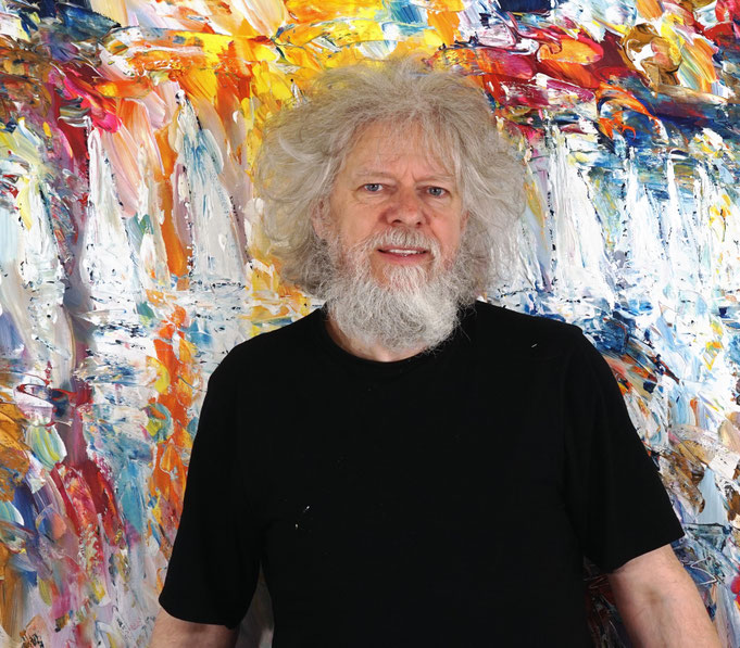 ... just finished painting: Peter with Sail Boat Regatta S 1