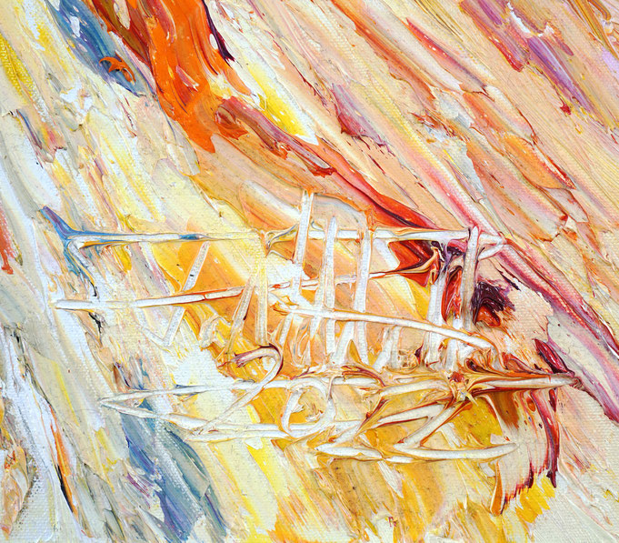 signature of the artist Peter Nottrott and year of creation