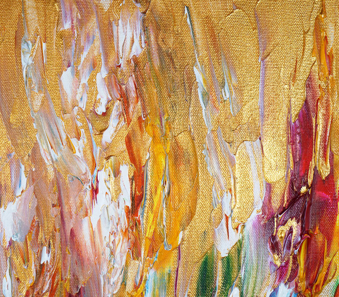 Detail of the abstract artwork by the artist Peter Nottrott