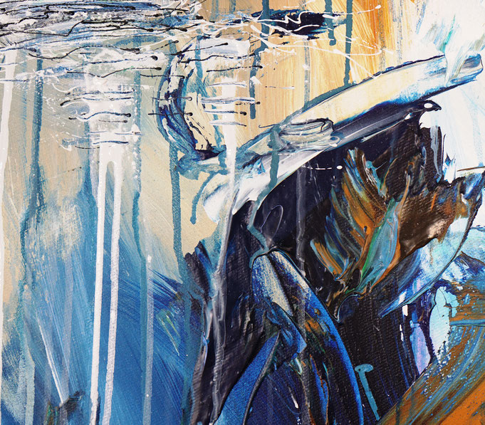 detail of the sailing artwork