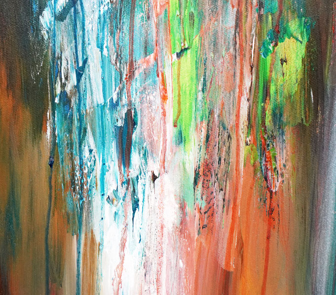 detail of the oversized abstract artwork by the artist Peter Nottrott for sale