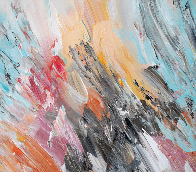 Detail of the abstract artwork by artist Peter Nottrott