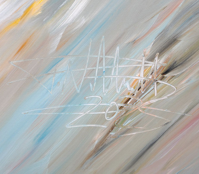 Signature of the artist Peter Nottrott and year of creation